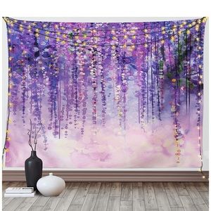 Ambesonne Abstract Flower Tapestry 60X80 inches